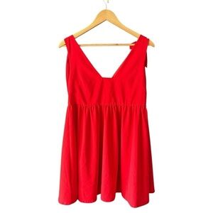 Pomander Place Tuckernuck Womens Red Bow Babydoll Mini Dress.‎ Size XS